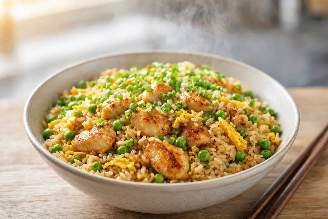 Recette : Riz Cantonais Protéiné (Le Vrai)